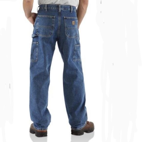NWT Carhartt | Men's Loose Original Fit Work Dungaree Jeans 40X36 - Picture 2 of 10